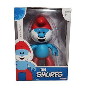 Jakks Pacific The Smurfs Papa Smurf 6.5" Vinyl Figure 2009 Open Box
